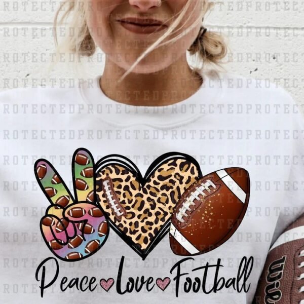 Peace love football 11 adult