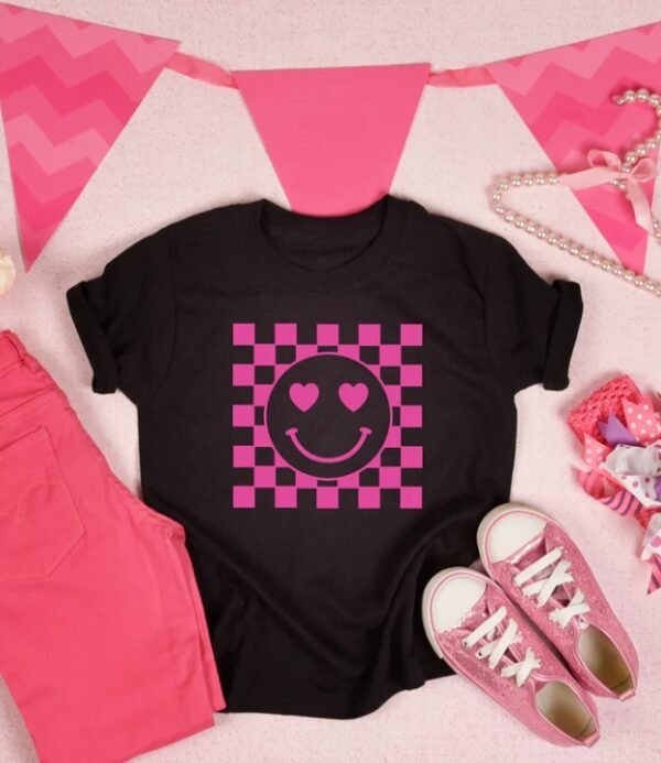 Checkered Heart Smiley