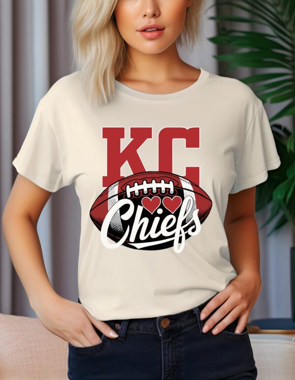 KC Chiefs Heart Football