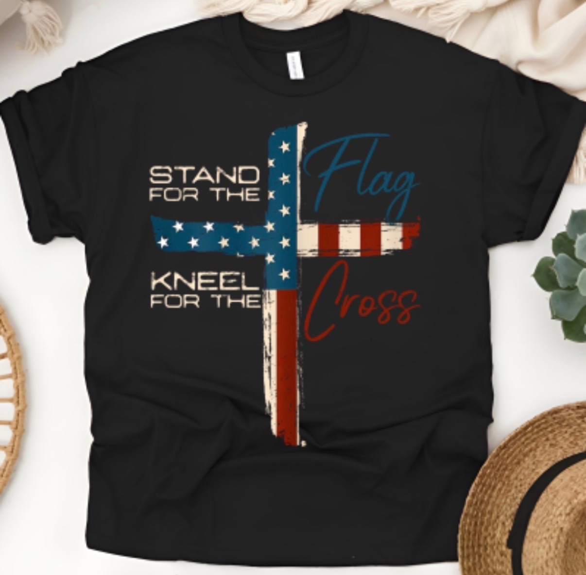 Stand For The Flag Kneel For The Cross